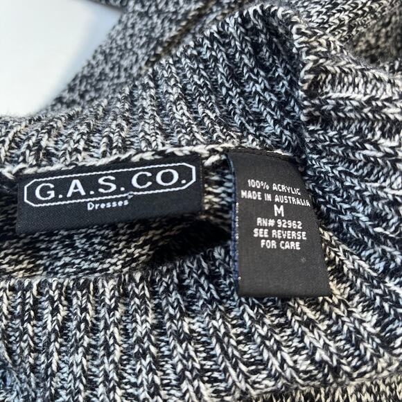 Y2K Great American Sweater Co Mockneck Dress Sz M Euro Soft Grunge Indie Sleaze - Picture 11 of 12